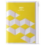 Agenda Marks 2020/21 A6 Cubos amarillo