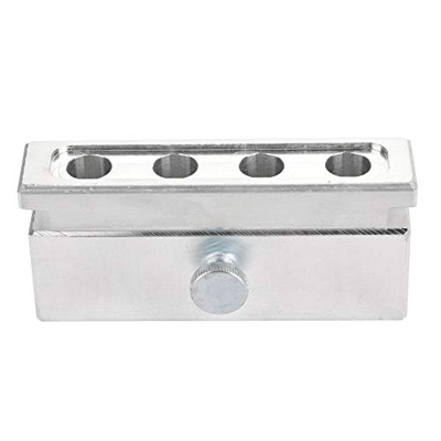 Broco 4 cavidades de bricolaje molde de la herramienta Lápiz labial Lip Balm aleación de aluminio Maker (uso individual)