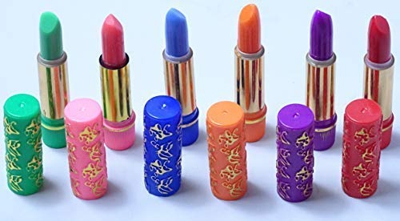 Novedad 6 pintalabios mágicos con aloe - permanentes,aromaticos, hidratantes.(verde, azul, rojo, rosa o amarillo, lila, naranja)