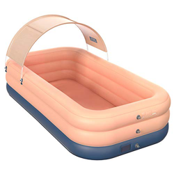 GREATY Piscina Hinchable con toldo Hogar Interior al Aire Libre Inflable inalámbrico, Piscina Familiar Grande con rectángulo Engrosado para niños Adul características