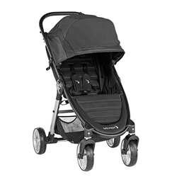Silla de paseo City Mini® 2 de 4 ruedas Jet de Baby Jogger, desde nacimiento a 22kg. Color negro características