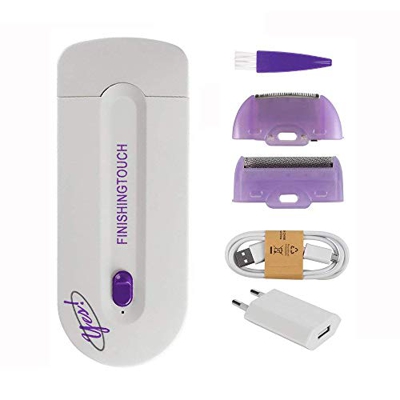 Mujeres láser depilación máquina portátil multifuncional cuerpo seguro removedor de pelo de piel recargable cuidado de belleza (2 en 1)