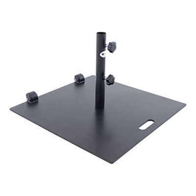 SORARA Base Soporte para Parasol, 60 x 60 cm, MAX. ø 48 mm, 24 kg