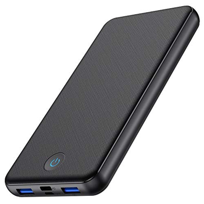 iPosible Batería Externa Carga Rápida 26800mAh Power Bank 18W PD QC 3.0 Cargador Movil Portátil con 3 Salidas y 2 Entradas Type-C Batería Externa para