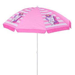 Sombrilla Playa de Unicornio Anti UV Rosa de Aluminio de Ø 180 cm - LOLAhome características