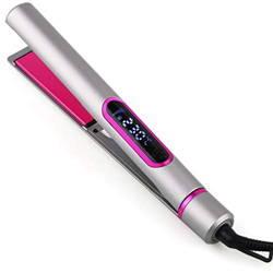 BUDDYGO Plancha de Pelo Profesional, Plancha y Rizador 2 en 1, LCD 150°-230°c, Doble Voltaje, Planchas Rizadoras Alisados Perfectos y Rizos Naturales, precio