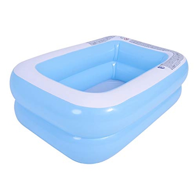 Piscina inflable, piscina infantil rectangular, piscina familiar para niños de sobresuelo, piscina de bolas marinas, para jardín familiar, patio trase