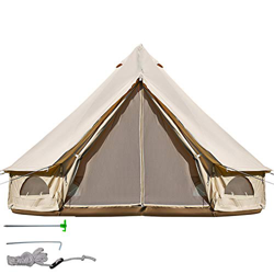 BuoQua Tienda de Campaña 8-10 Personas/ 5M Yurta Mongolia Tiendas Camping Tienda Yurta Mongola Tienda de Campaña Familiar Montaje Rápido Tienda de Cam precio