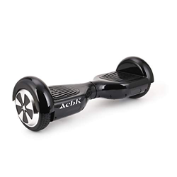 ACBK - Patinete Eléctrico Hover Autoequilibrio con Ruedas de 6.5" (Luces Led integradas), Velocidad máxima: 10-12 km/h - Autonomía 10-20 km, Negro características