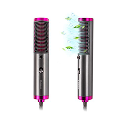 Cepillo Alisador de Pelo Secado Rápido Secador Pelo Peine Alisador para Cabello Chignon Secador de Cabello Ion Negativo Anti-quemaduras 800W Cepillo d precio