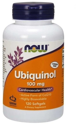 Now Foods Ubiquinol 100mg Softgels (120 pcs)