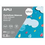 Bloc cartulinas Blanco Apli 10 hojas