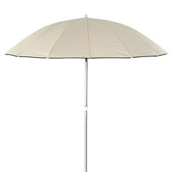 Parasol sombrilla Oriental Beige de Aluminio para jardín de 250 cm Garden - LOLAhome precio