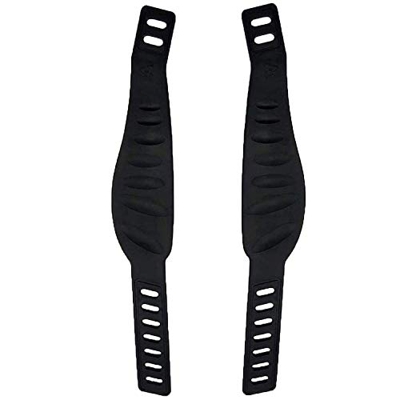 DERU Bicicleta de Pedales Correas, Un par de Estática Correas del Pedal, Fácil de Ajustar Correa del Pedal, para Spinning Ejercicio Bicicleta Biciclet