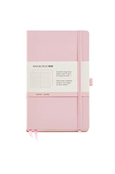 Miquelrius - Cuaderno bonito de notas, cubierta rígida símil resistente, cierre goma, tamaño 130 x 210 mm, 192 páginas lisas de 80 g/m², color rosa precio