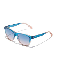 HAWKERS Gafas de Sol One LS Sunrise, para Hombre y Mujer, con Montura translúcida Bicolor Claro y Lentes degradadas de Azul a Rosa, Protección UV400,  características