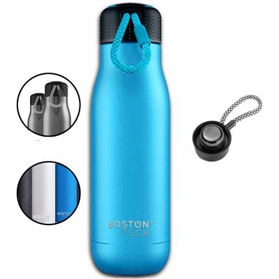 Botella de agua Boston Tech acero Sp1 18/8 500ml azul