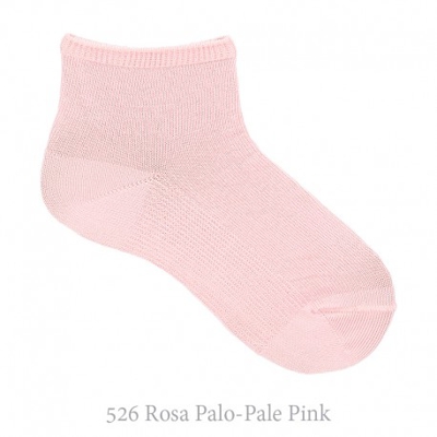 Calcetín Tobillero Algodón Elástico Condor. 526-rosa Palo 0