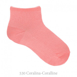 Calcetín Tobillero Algodón Elástico Condor. 2 530-coralina precio