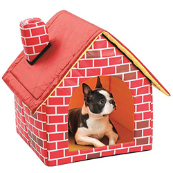 EisEyen Perros Camas/Caseta/Gato Cueva/Gato hogar, portátil Brick Pet Dog House Cat Cama para pequeños Perros y Gatos precio
