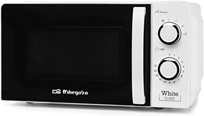 MI 2115 Microondas con 20 litros de capacidad, 6 niveles de funcionamiento, temporizador hasta 30 minutos, 700 W, Blanco