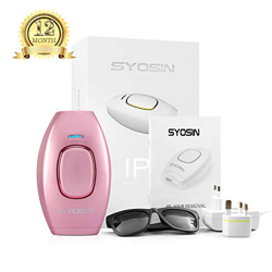 SYOSIN IPL Depiladora de Luz Pulsada Depilación Permanente para Cuerpo y Cara con más de 400,000 Pulsos Dispositivo de Depilación para Casa en oferta