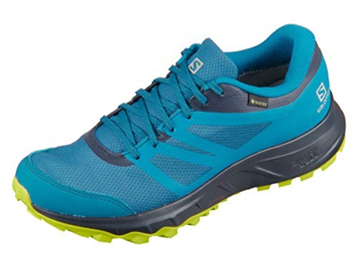 Salomon Trailster 2 GTX, Zapatillas de Trail Running Hombre, Azul (Lyons Blue/Navy Blazer/Evening Primrose), 42 2/3 EU