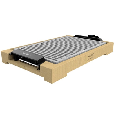 Cecotec Tasty&Grill 2000 Bamboo LineStone Plancha de Asar Eléctrica 2000W