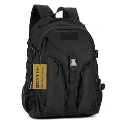 Huntvp Mochila Táctica de Nylon 40L Bolsa de Asalto Estilo Militar Bolsa Impermeable para Las Actividades Aire Libre Senderismo Caza Viajar Color Negr en oferta