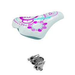 Sillin Niña SELLE BASSANO LADY BIKE con Nuez ROSA BLANCO para Bicicleta 3962rosa en oferta
