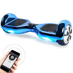 Windgoo N1 Overboard Hoverboard, 6.5 Pulgadas 250W 2WD Glyboard, Actualiza con Luz LED, Regalo para Niño Adulto (Azul Oscuro) precio