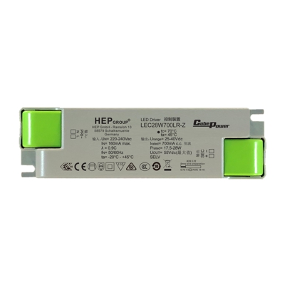 Driver LED LEC, 28 W, 700 mA, CC
