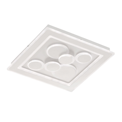 Plafón LED Ratio, atenuable, 6 círculos en oferta