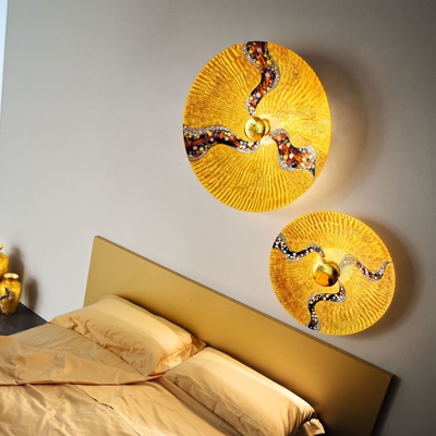 KOLARZ Luna Kiss Gold aplique 24 kt, Ø 89 cm