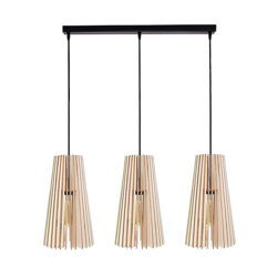Lámpara colgante Cone, 3 luces en oferta