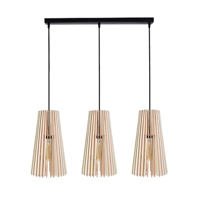Lámpara colgante Cone, 3 luces