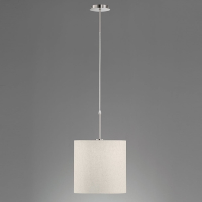 Lámpara colgante Marie, textil, arena Ø 30 cm