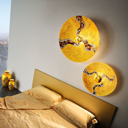 KOLARZ Luna Kiss Gold aplique, 24 kt, Ø 54 cm precio