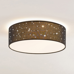 Lindby Ellamina plafón LED, 40 cm, negro precio