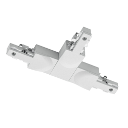 Conector en T DUOline de riel bifásico blanco mate en oferta