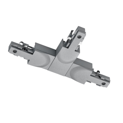 Conector en T DUOline de riel bifásico, titanio en oferta