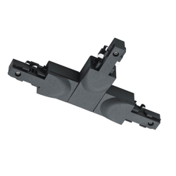 Conector en T DUOline de riel bifásico, negro mate en oferta