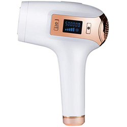 Depiladora de luz pulsada, TUMAKOU IPL Depiladora profesional en con LCD - 500,000 Pulsaciones permanentes para el cuerpo, la cara, bikini, las axilas características