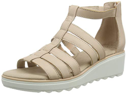 Clarks Jillian Nina, Sandalia con Pulsera para Mujer, Azul (Blush Leather Blush Leather), 40 EU en oferta