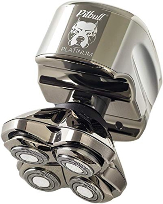 Skull Shaver Pitbull Platinum Pro - Maquinilla de afeitar eléctrica para hombre, Estándar