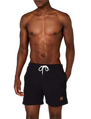 Urban Classics Block Swim Shorts Bañador, Negro, Small para Hombre