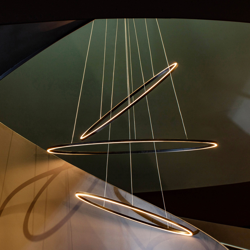 Nemo Ellisse Triple lámpara colgante 2.700K negro características