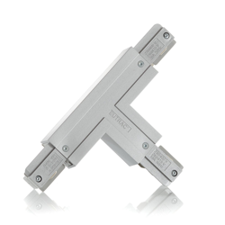 Eutrac conector T tierra exterior izquierda, plata características