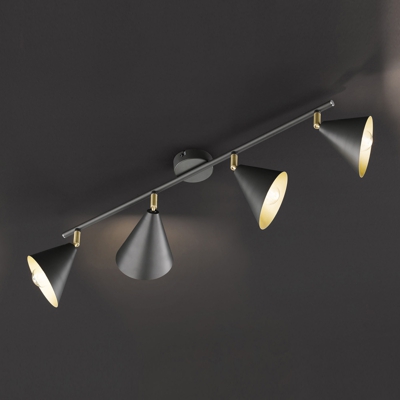 Lámpara de techo Gloria, ajustable, 4 luces