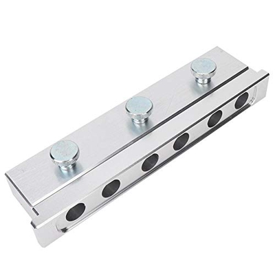 Molde de lápiz labial DIY, 6 agujeros 12.1 mm de doble uso de aleación de aluminio DIY Barras de labios Molde Kits de fabricación de lápiz labial para